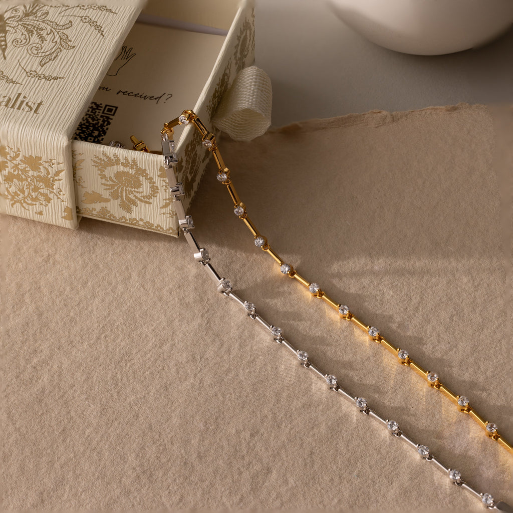 Sprinkle Diamant Tennis Armband – Luftli