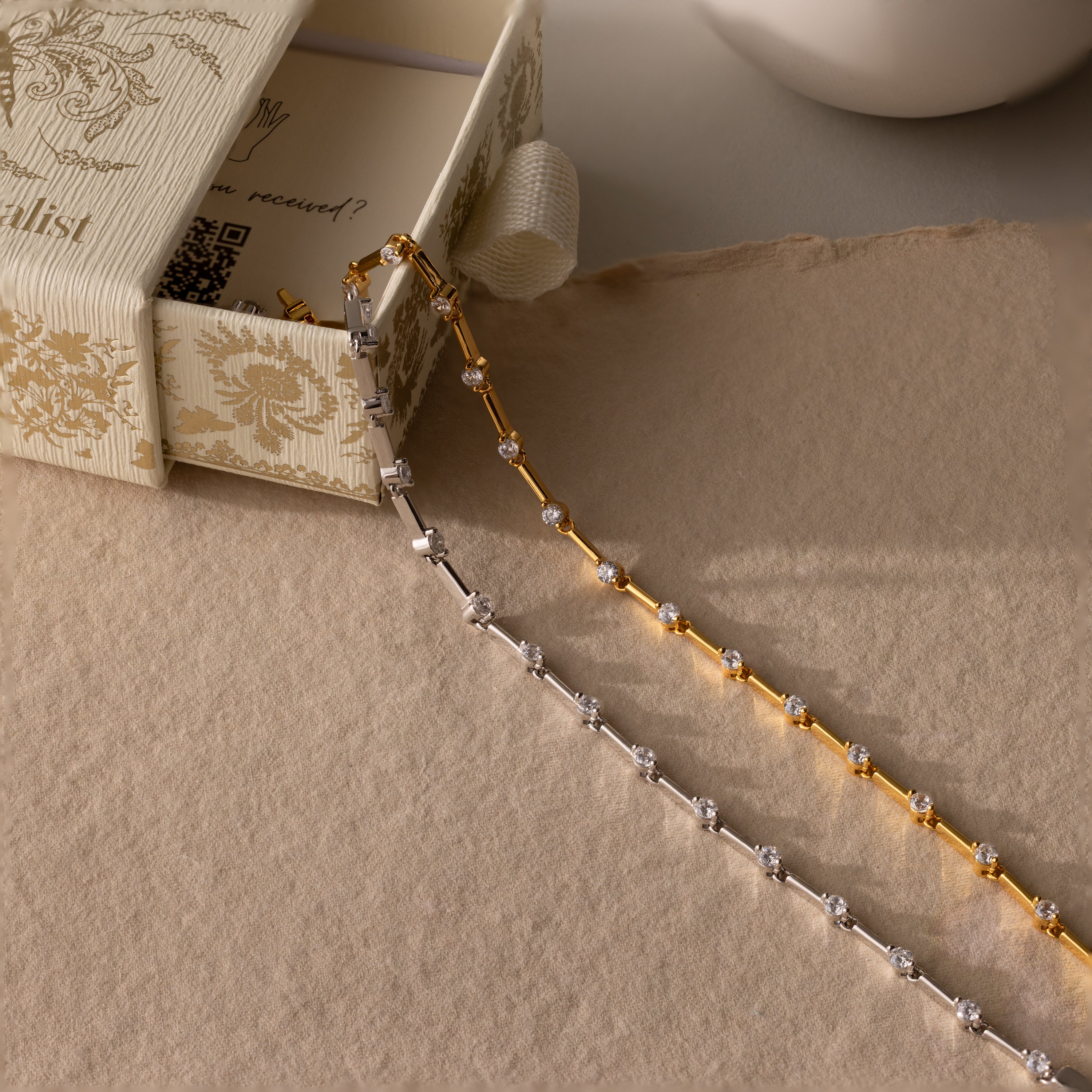 Sprinkle Diamant Tennis Armband – Luftli