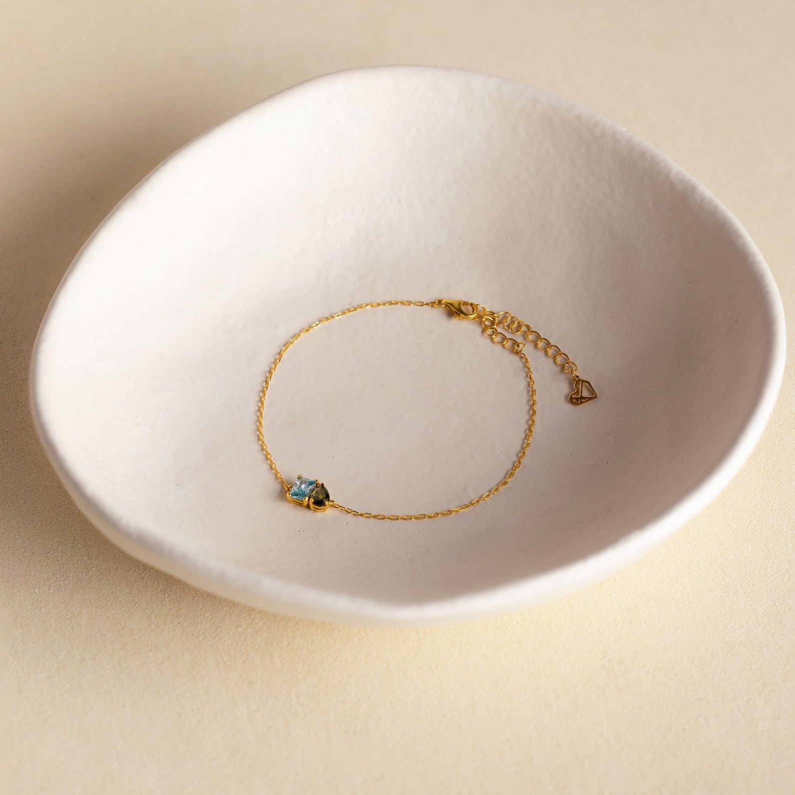 Toi et Moi Geburtsstein Armband – Luftli