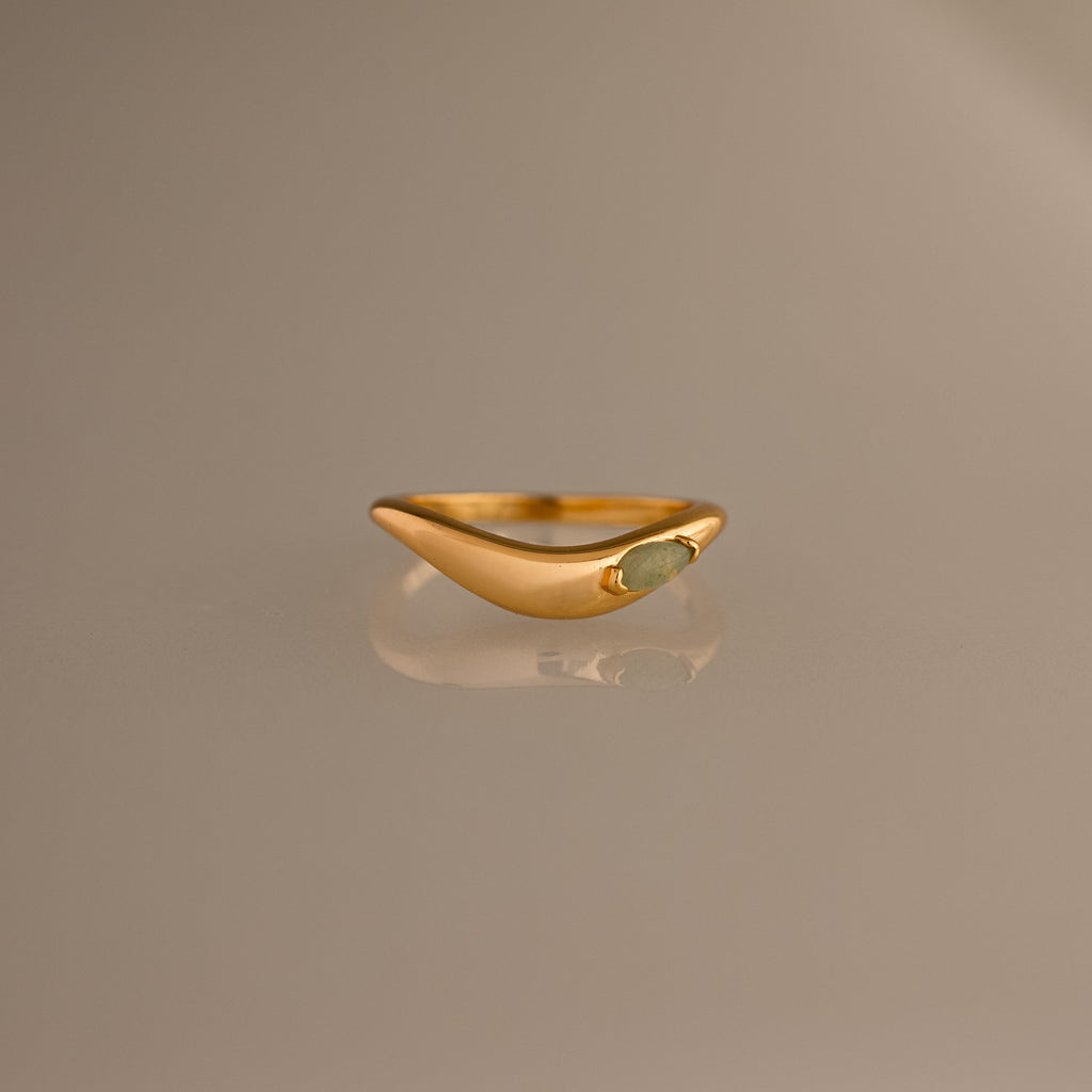 Zen Edelstein Kurven Ring – Luftli
