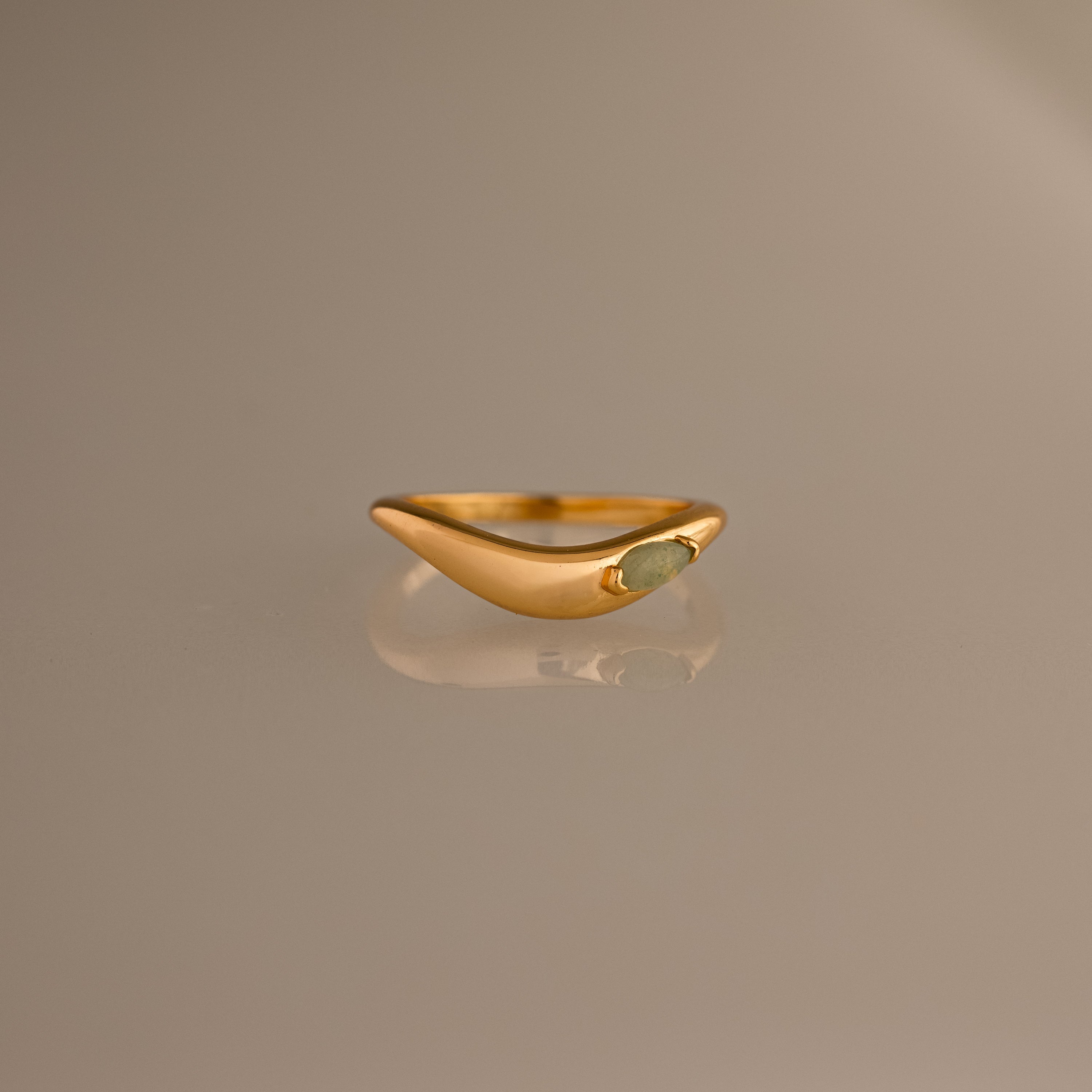 Zen Edelstein Kurven Ring – Luftli