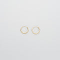 Simple hoop | solid gold - XS / S / M / L