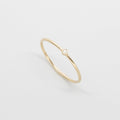 Single diamond ring | solid gold