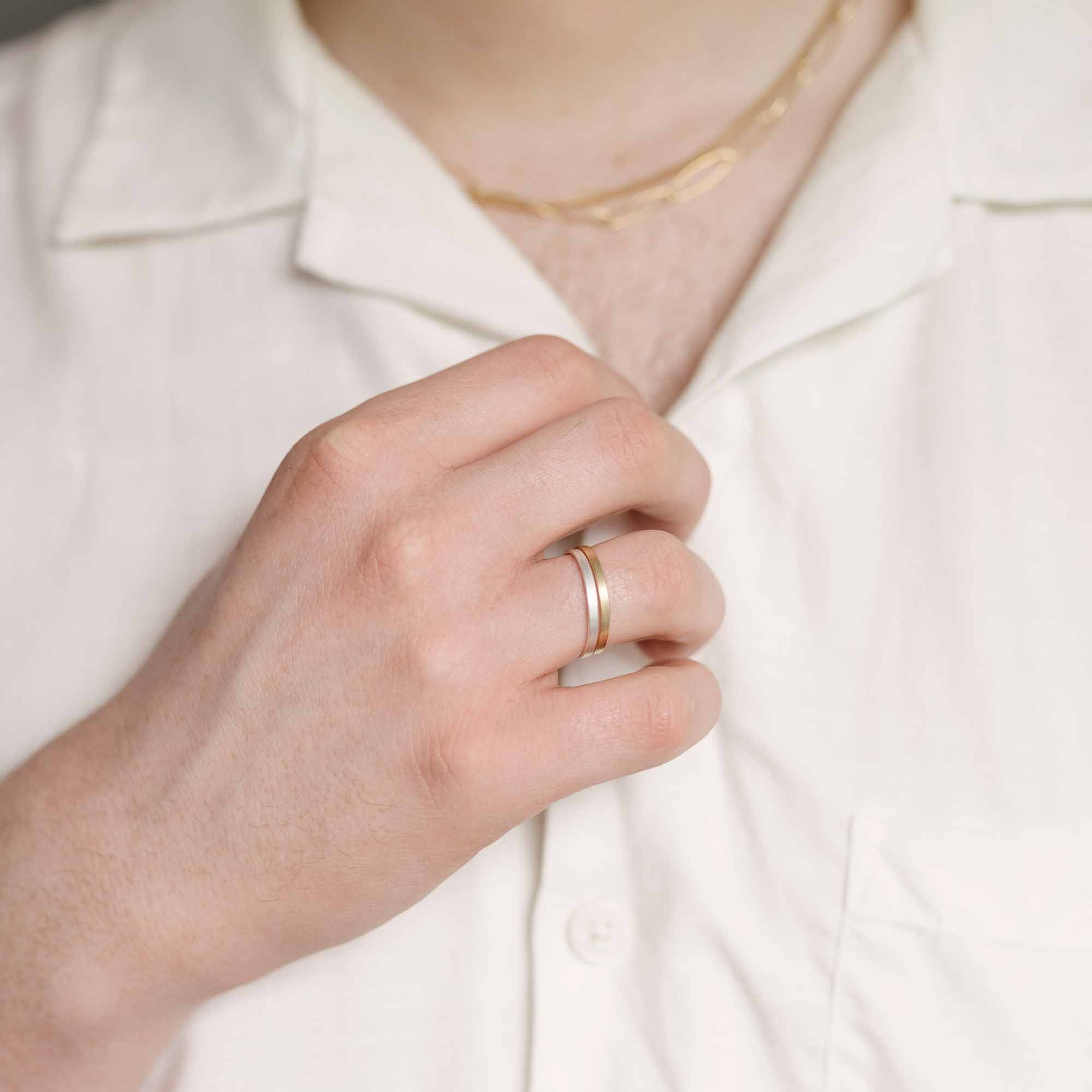 Satin bandring