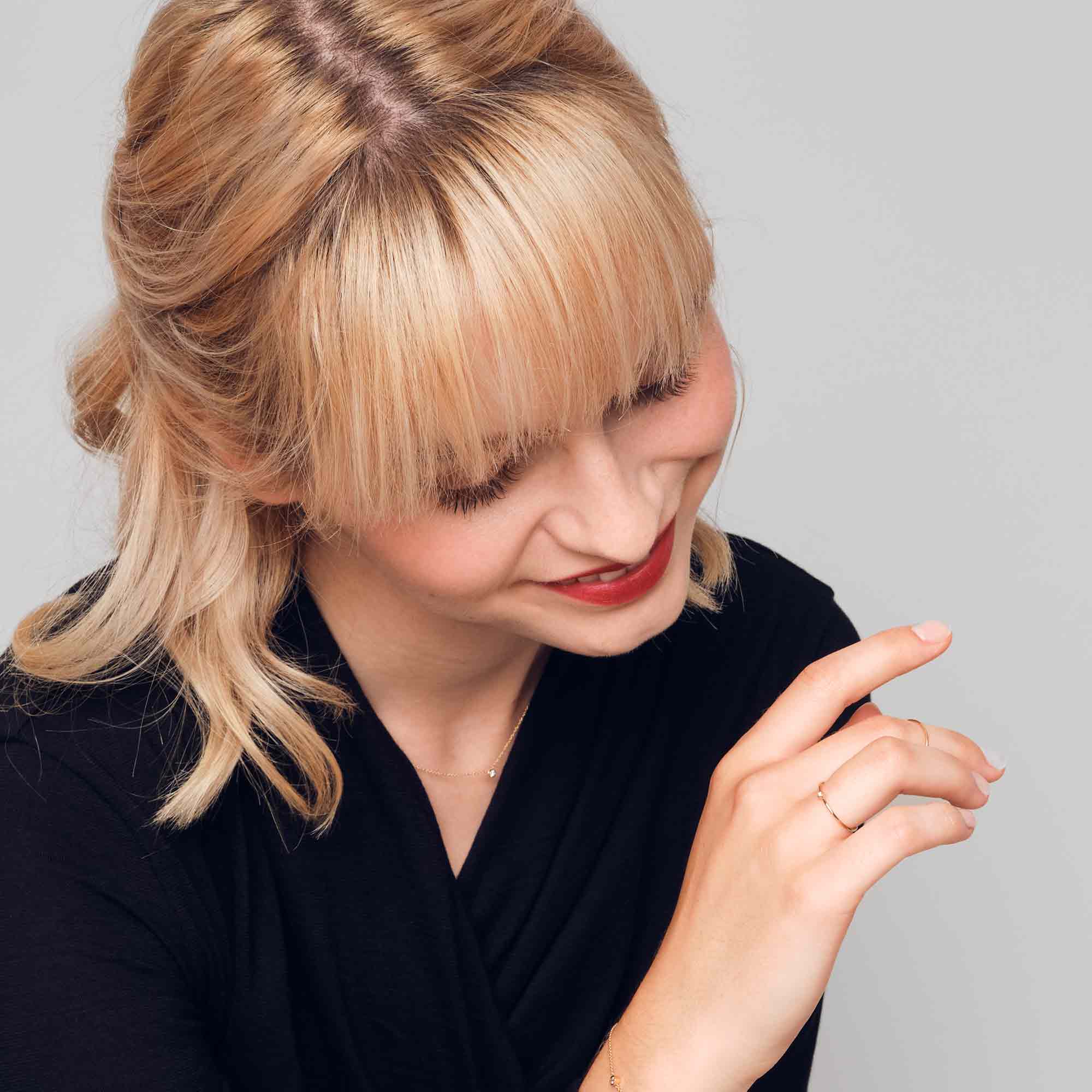 Single diamond ring | solid gold